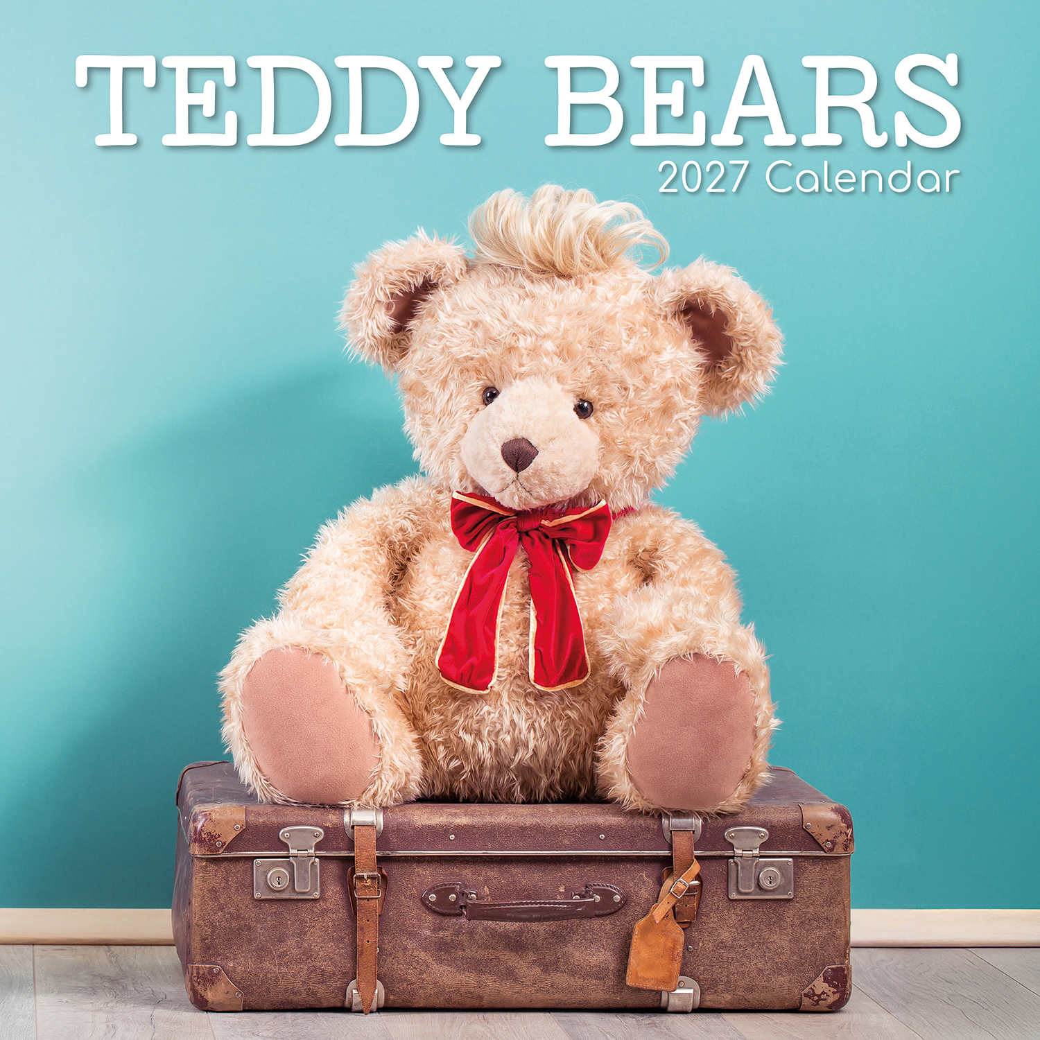 Teddy Bears - 2027 Square Wall Calendar Cute Plush Toys Collectable Nostalgia